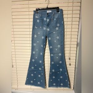 NWOT flare star jeans